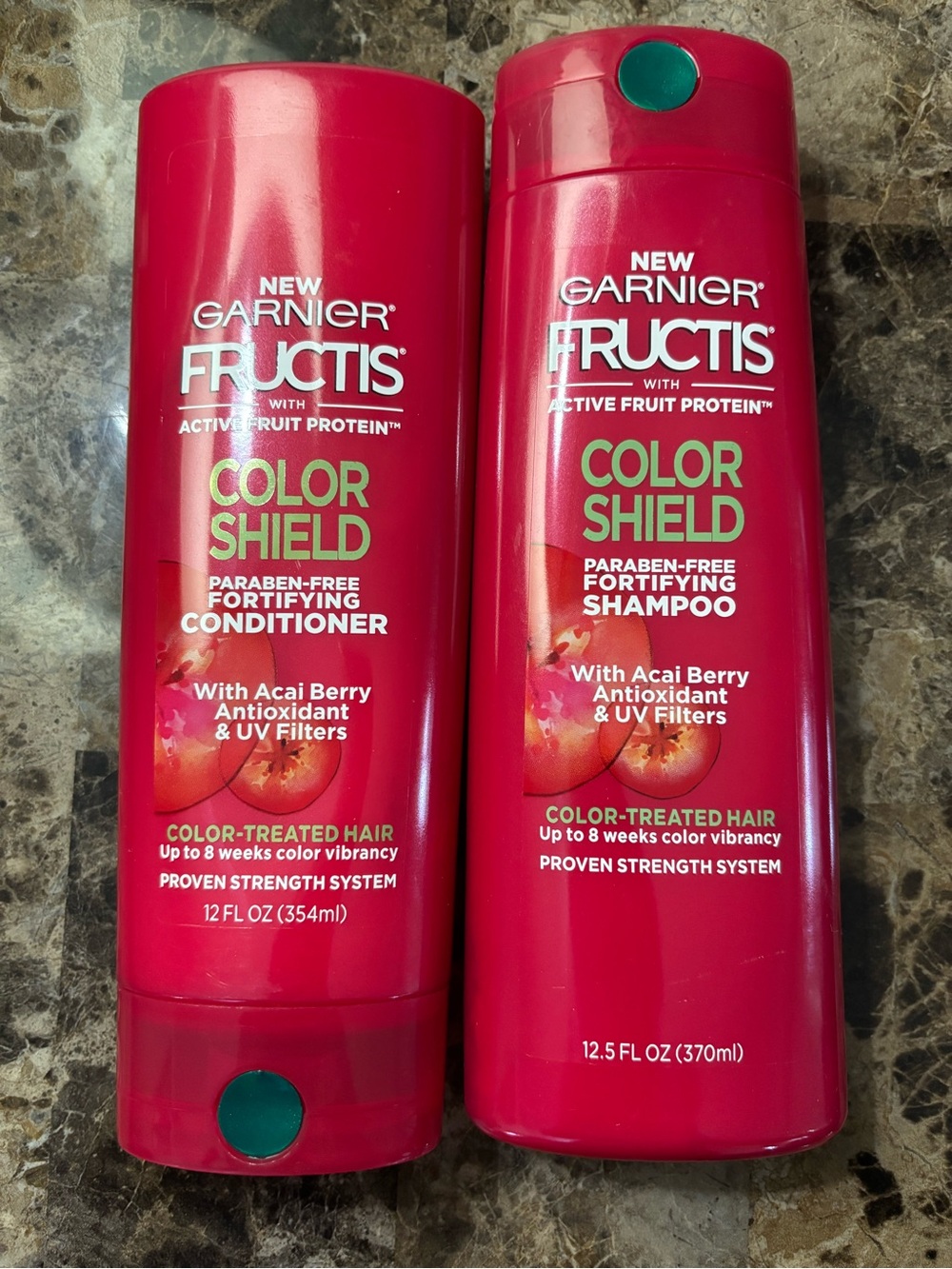 Garnier Fructis Color Shield Shampoo 12.5oz & Conditioner 12 oz Set Haircare New